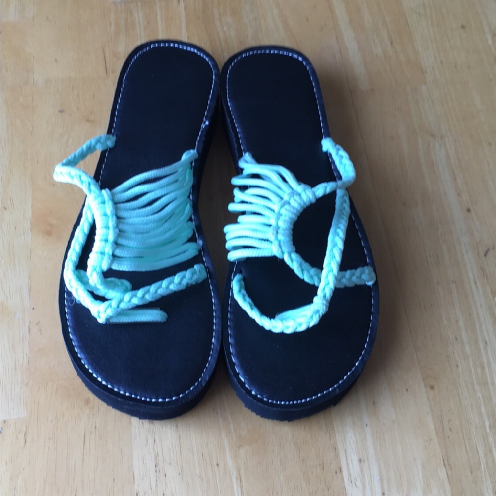 Braided sandals